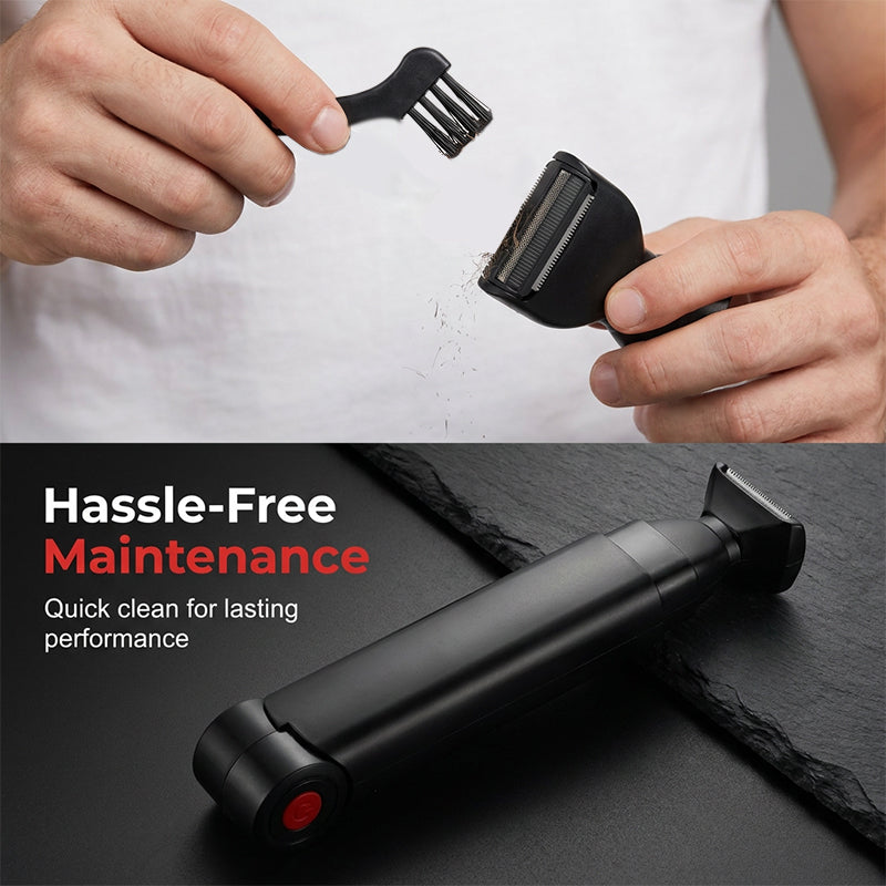 🥳2026 HOT SALE🥳 50% OFF! 💪Reach-Anywhere Body Trimmer – Extendable handle, precision heads. Trim back, chest & legs yourself – no help needed! 🧔✨
