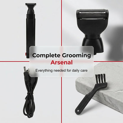 🥳2026 HOT SALE🥳 50% OFF! 💪Reach-Anywhere Body Trimmer – Extendable handle, precision heads. Trim back, chest & legs yourself – no help needed! 🧔✨