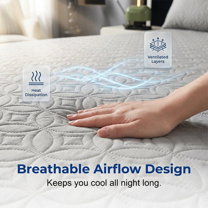 🥳2026 HOT SALE🥳50% OFF!🛏️Quilted Waterproof Mattress Protector – Blocks spills & stains, keeps your mattress fresh. Deep pocket, no shifting. Sleep soundly! 😴✨