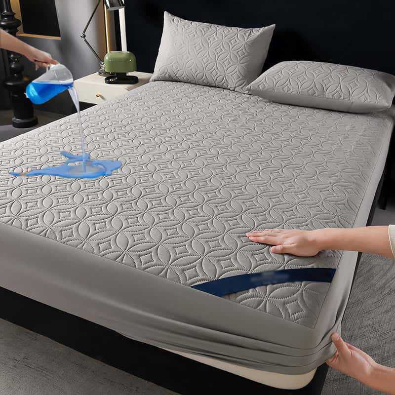 🥳2026 HOT SALE🥳50% OFF!🛏️Quilted Waterproof Mattress Protector – Blocks spills & stains, keeps your mattress fresh. Deep pocket, no shifting. Sleep soundly! 😴✨