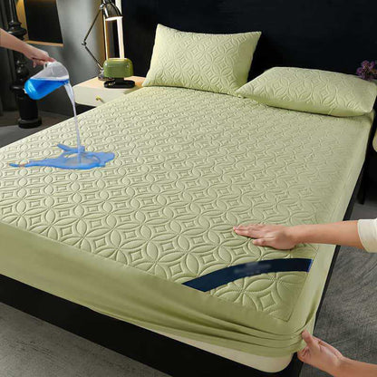 🥳2026 HOT SALE🥳50% OFF!🛏️Quilted Waterproof Mattress Protector – Blocks spills & stains, keeps your mattress fresh. Deep pocket, no shifting. Sleep soundly! 😴✨