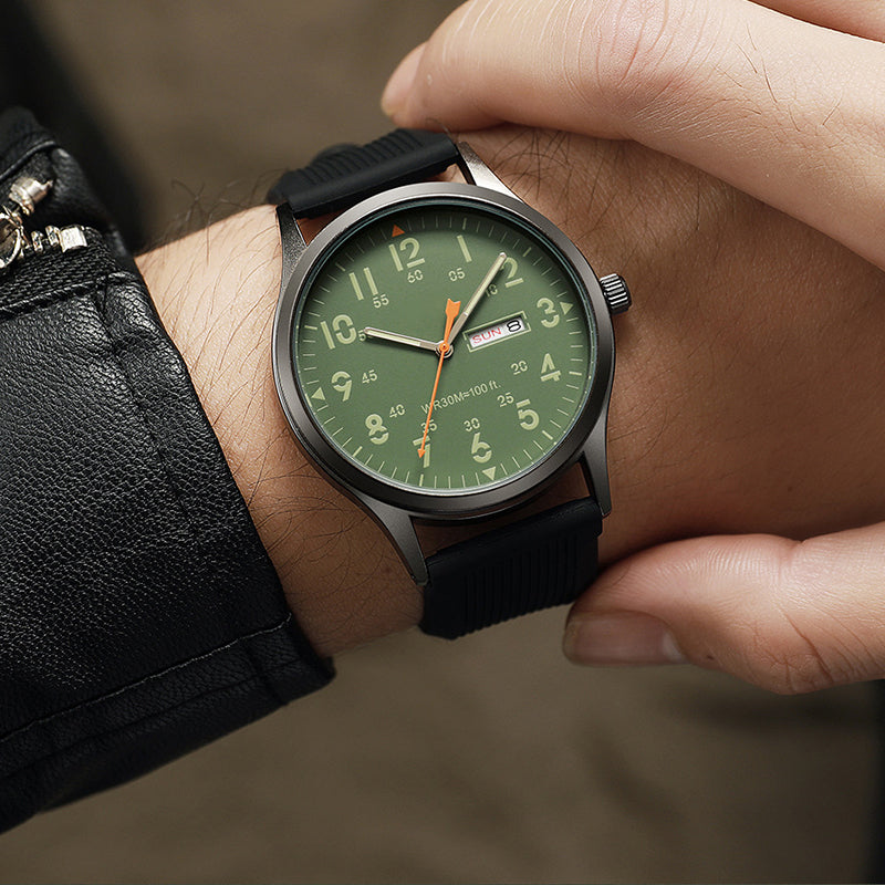 🏖️ 50% OFF – Limited Time ⌚✨ Men's Quartz Watch with Luminous Display – Glows in the Dark, Shines All Day! Classic Style for Any Occasion 👔