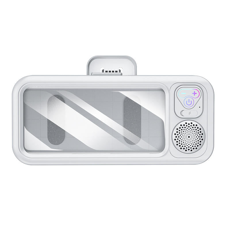 Waterproof Bathroom Phone Holder with Bluetooth Speaker