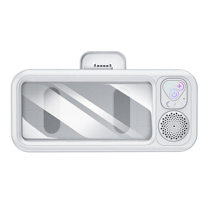 Waterproof Bathroom Phone Holder with Bluetooth Speaker