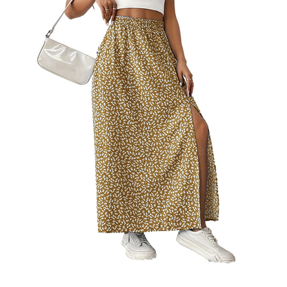 🌺👗Women's Ditsy Floral High-Waist Slit Skirt