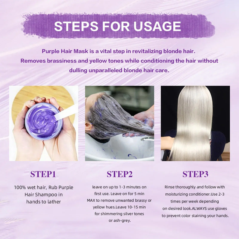 💜Purple Hair Mask with Long-Lasting Scent