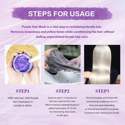 💜Purple Hair Mask with Long-Lasting Scent