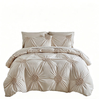 🎉 50% OFF !! 💞 Elegant Pinch Pleat Duvet Cover Set– Soft, Stylish & Designed For A Cosy Bedroom Retreat 🛏️