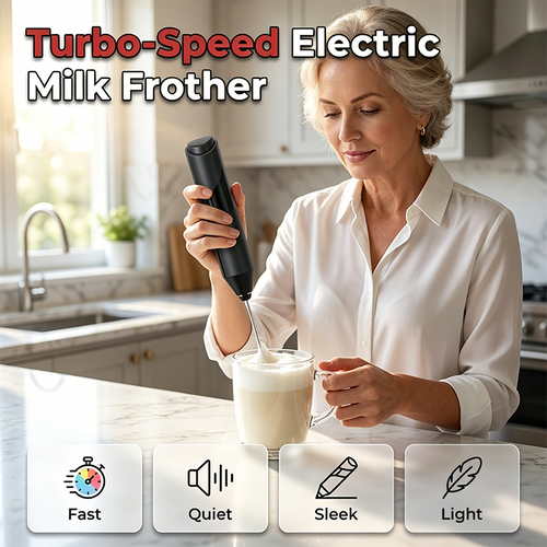 Handheld High-Speed Electric Milk Frother