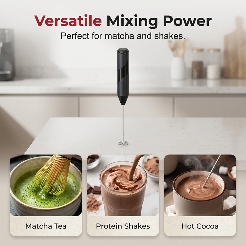 Handheld High-Speed Electric Milk Frother