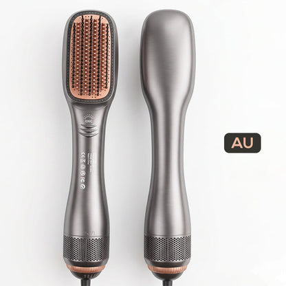 💇‍♀️ 50% OFF NOW! 💨 3-in-1 Hot Air Brush – Straighten, Curl & Volumize Without Heat Damage ✨