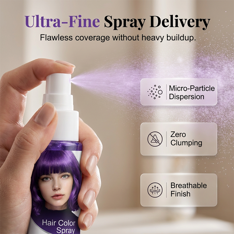 🥳2026 HOT SALE🥳💞50K+ SOLD!💨🌈 50% OFF! Temporary Hair Color Spray – Instant purple highlights, washable & gentle. No residue, no damage. Try a new look today! 🌟💜