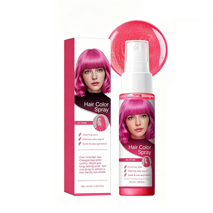 🥳2026 HOT SALE🥳💞50K+ SOLD!💨🌈 50% OFF! Temporary Hair Color Spray – Instant purple highlights, washable & gentle. No residue, no damage. Try a new look today! 🌟💜
