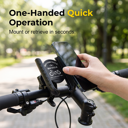 Quick-Release Bike Phone Mount with Secure Lock