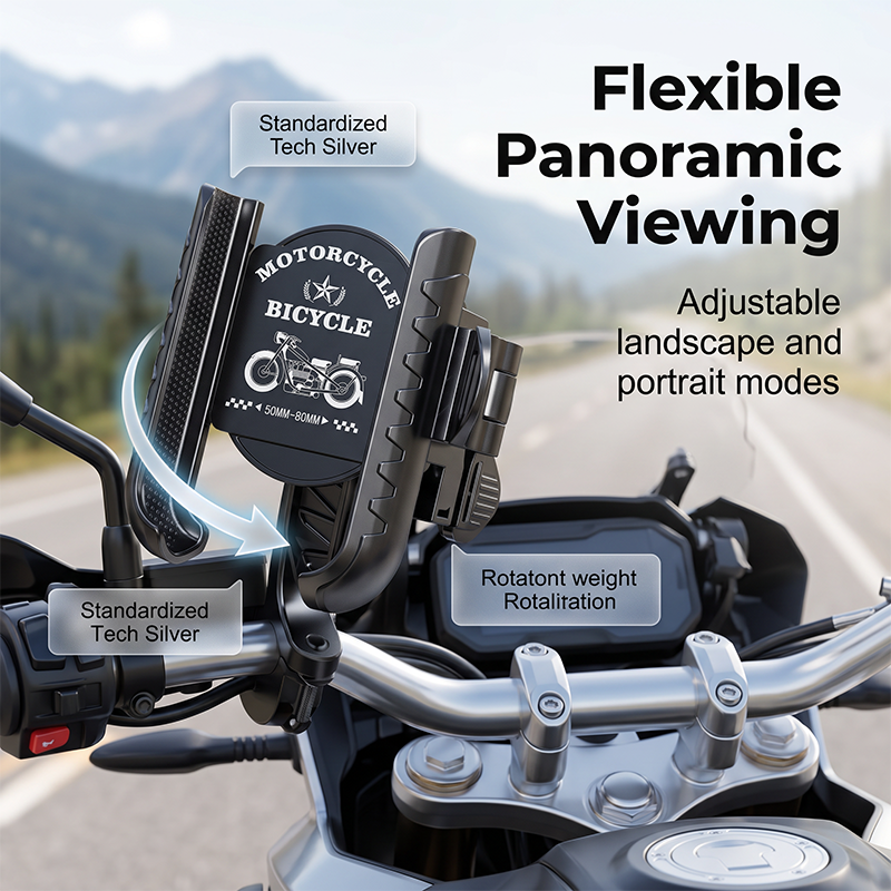 Quick-Release Bike Phone Mount with Secure Lock