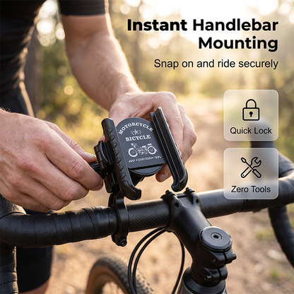 Quick-Release Bike Phone Mount with Secure Lock