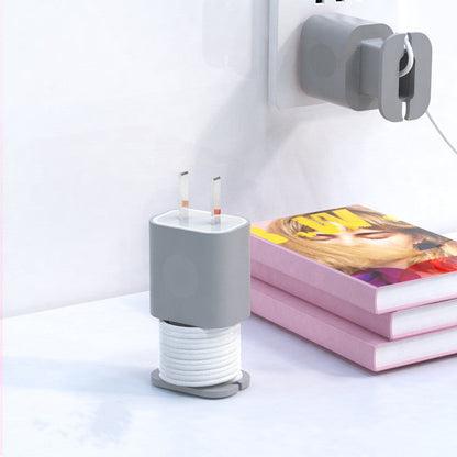 ⏳🔥LIMITED-TIME 50% OFF! ⏰2-in-1 Silicone Charger Protector – Guard Your Brick, Tame Your Cable – No More Messy Wires, No More Scuffed Chargers 🧼