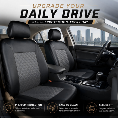 Universal PU Leather Car Seat Cover Set