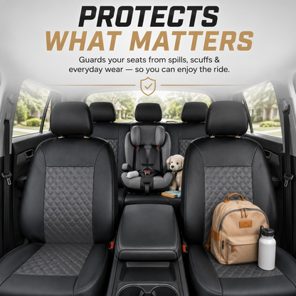 Universal PU Leather Car Seat Cover Set