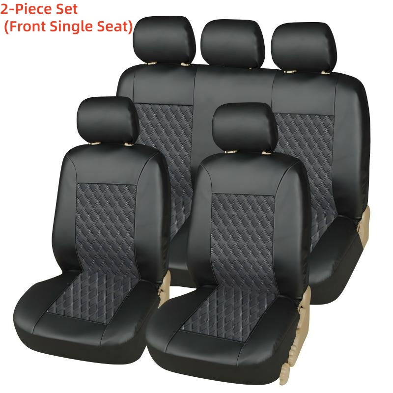 Universal PU Leather Car Seat Cover Set