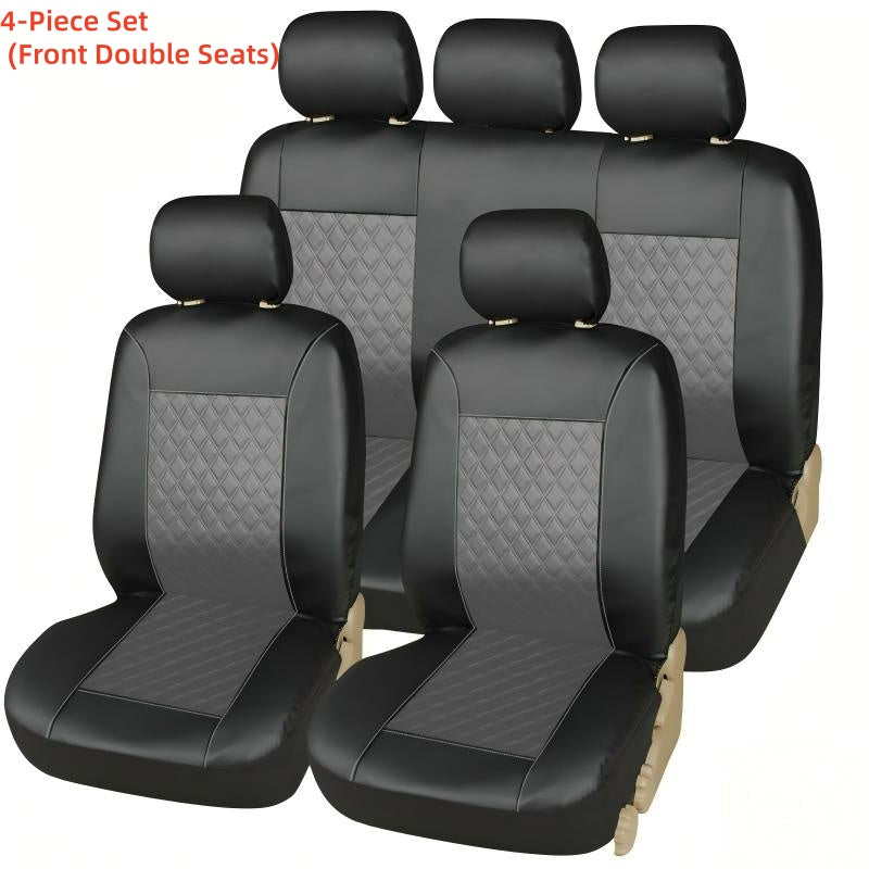 Universal PU Leather Car Seat Cover Set