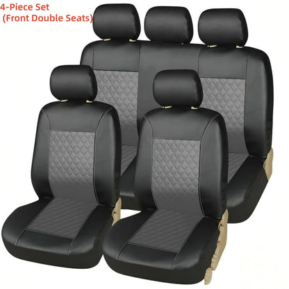 Universal PU Leather Car Seat Cover Set