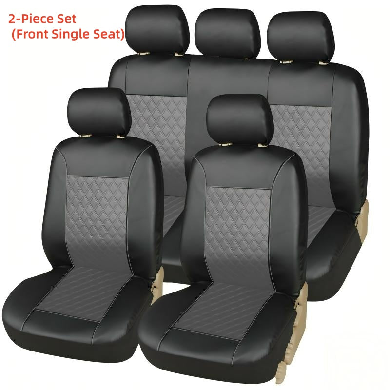 Universal PU Leather Car Seat Cover Set