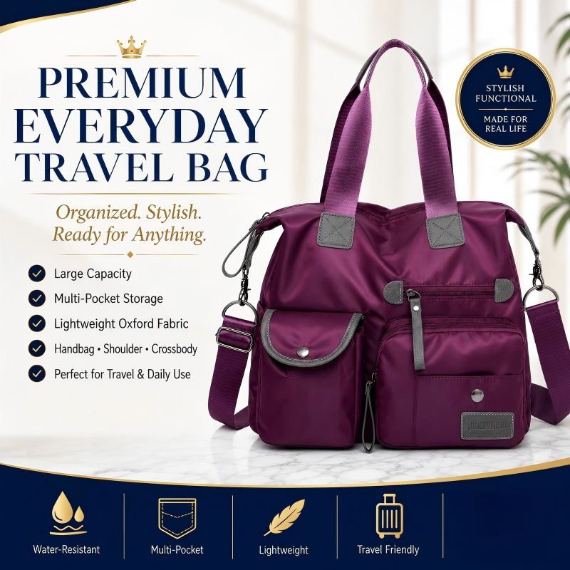 👜 LIMITED-TIME 50% OFF! 💐 Large Capacity Waterproof Tote Bag for Women