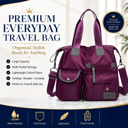👜 LIMITED-TIME 50% OFF! 💐 Large Capacity Waterproof Tote Bag for Women
