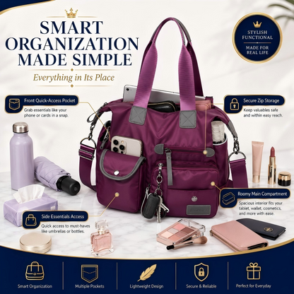 👜 LIMITED-TIME 50% OFF! 💐 Large Capacity Waterproof Tote Bag for Women