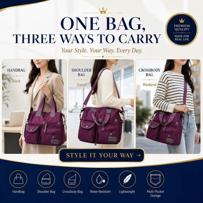 👜 LIMITED-TIME 50% OFF! 💐 Large Capacity Waterproof Tote Bag for Women