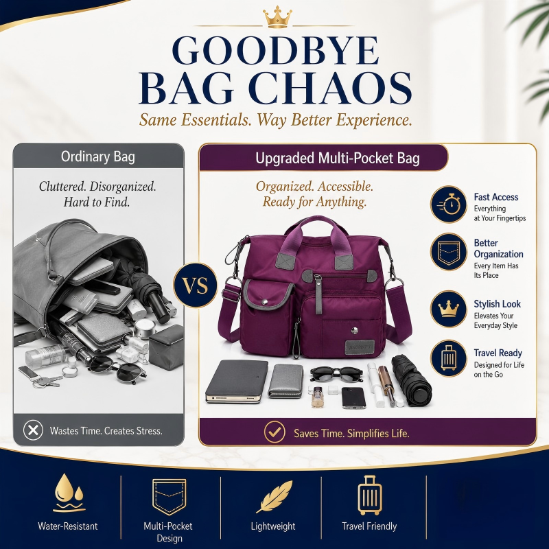 👜 LIMITED-TIME 50% OFF! 💐 Large Capacity Waterproof Tote Bag for Women