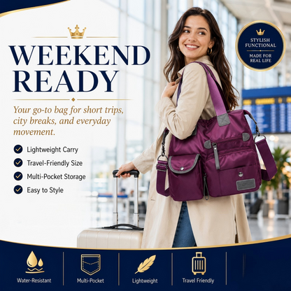 👜 LIMITED-TIME 50% OFF! 💐 Large Capacity Waterproof Tote Bag for Women