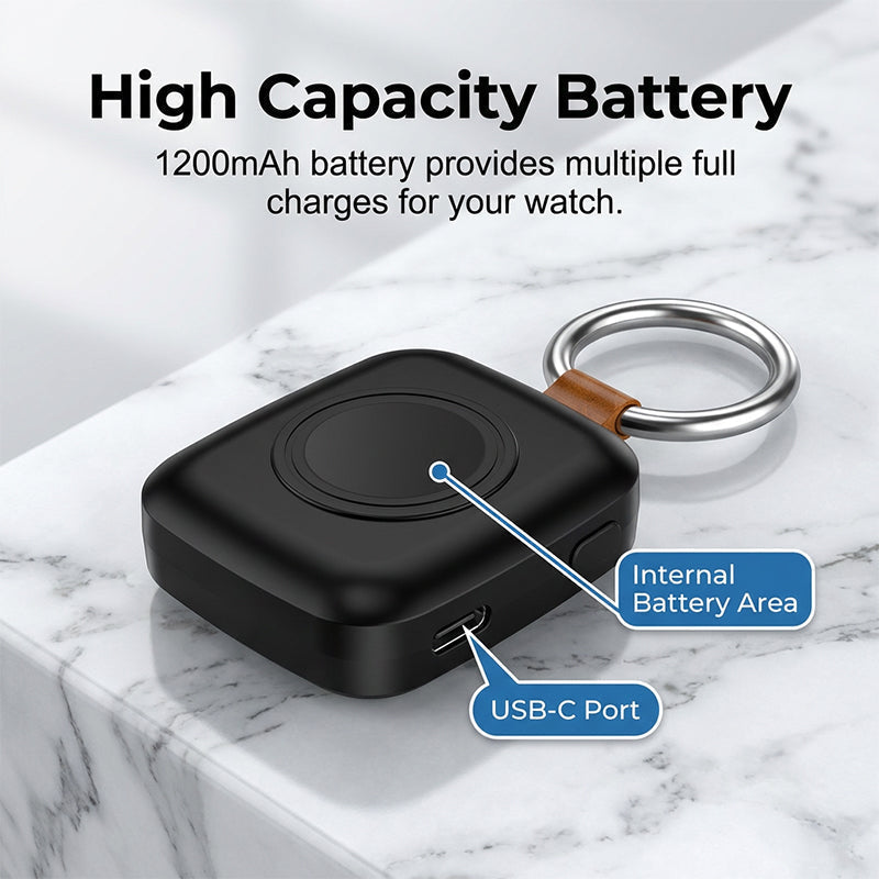 📢📢50% OFF !! ⏰Portable Keychain Charger for Smartwatches