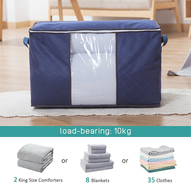 🏆Last Day Sale ONLY ￡6.99!!🔥StorRight™ 90L Heavy-Duty Storage Bag🏆Mothproof & Airtight with Clear Window🛏️ Thick, Airtight & Moving-Ready! 🇬🇧🧳