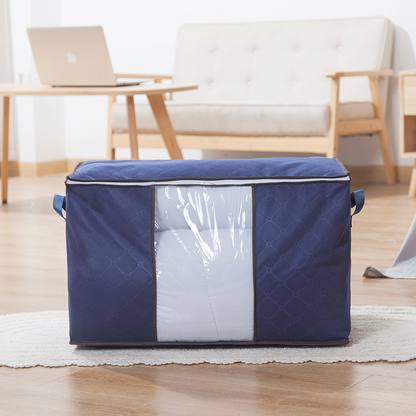 🏆Last Day Sale ONLY ￡6.99!!🔥StorRight™ 90L Heavy-Duty Storage Bag🏆Mothproof & Airtight with Clear Window🛏️ Thick, Airtight & Moving-Ready! 🇬🇧🧳