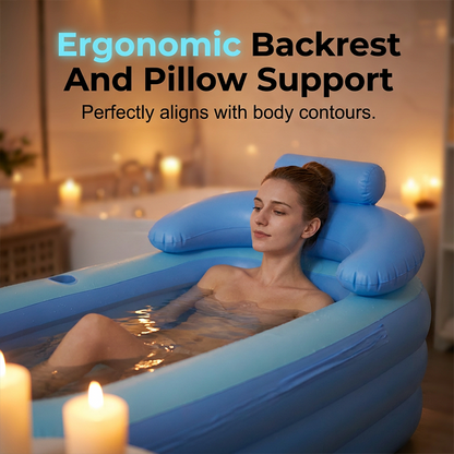 Three-Layer Insulated Inflatable Bathtub