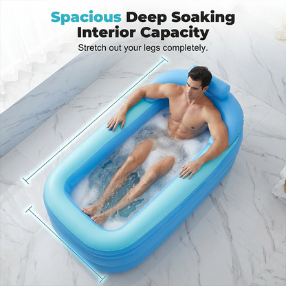 Three-Layer Insulated Inflatable Bathtub