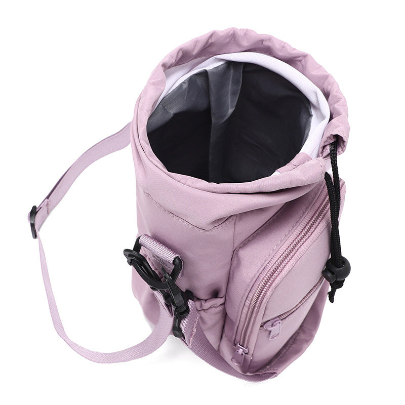 Water Bottle Carrier Bag with Phone Pockets