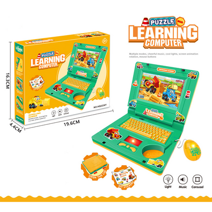💻 50% OFF NOW! 🧸 Interactive Toy Laptop – Lights, sounds & educational games – Fosters creativity & motor skills through play 🎵