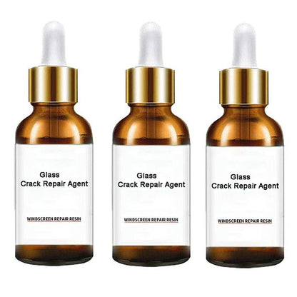 🏭Direct from glass factory, Buy 3 Get 2 Free！💦One drop fixes all glass cracks！🚗Glass Crack Repair Agent