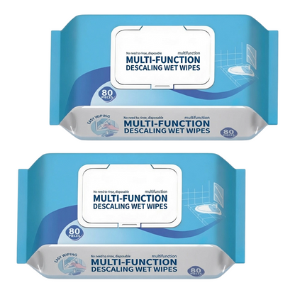 🔥Amazing Offer Buy 3 Get 2 Free！💦Wipe clean instantly, cleans everything！✨️Multi-function Bathroom Descaling Cleaning Wipes