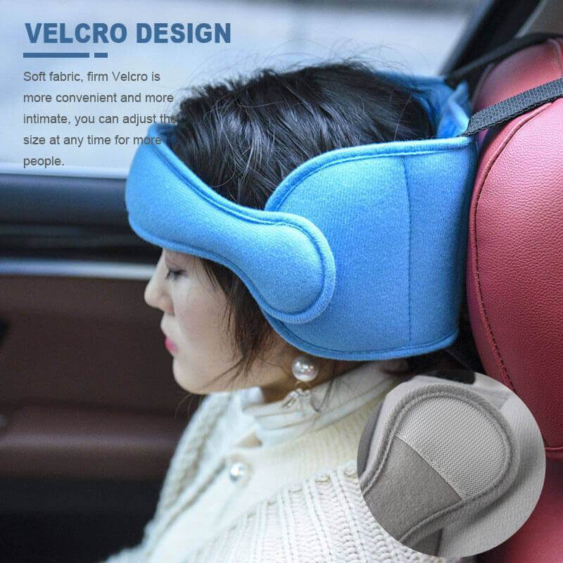 🚗50% OFF NOW! Kids Car Sleeping Head Support Band – Adjustable Toddler Sleep Headrest Pillow, Anti-Droop Child Head Stabilizer for Car Seats, Prevent Neck Soreness During Road Trips