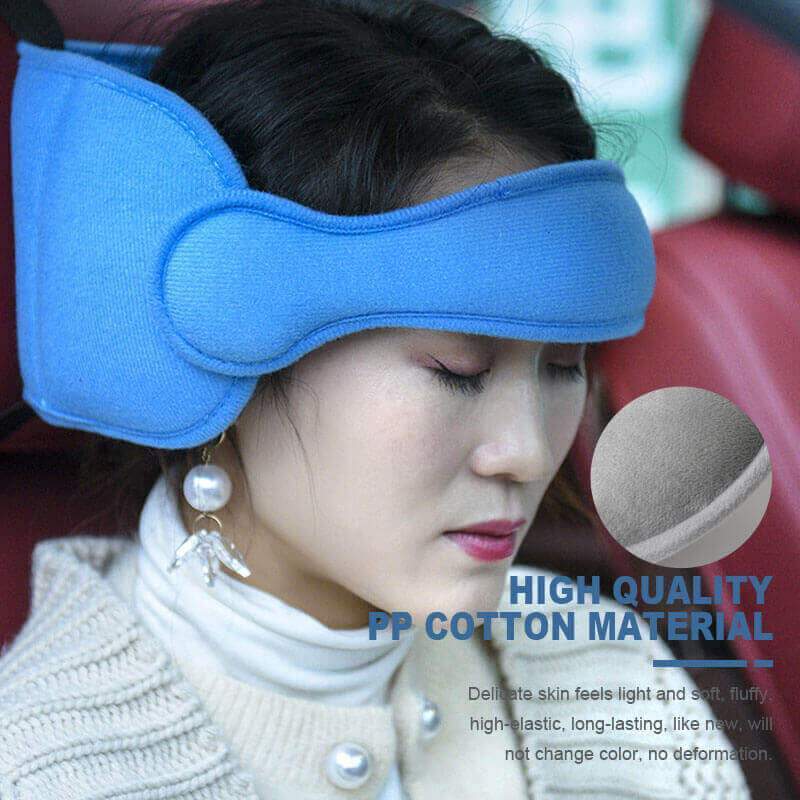 🚗50% OFF NOW! Kids Car Sleeping Head Support Band – Adjustable Toddler Sleep Headrest Pillow, Anti-Droop Child Head Stabilizer for Car Seats, Prevent Neck Soreness During Road Trips