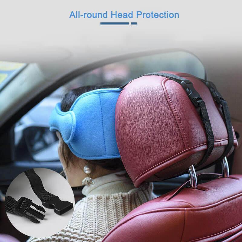 🚗50% OFF NOW! Kids Car Sleeping Head Support Band – Adjustable Toddler Sleep Headrest Pillow, Anti-Droop Child Head Stabilizer for Car Seats, Prevent Neck Soreness During Road Trips