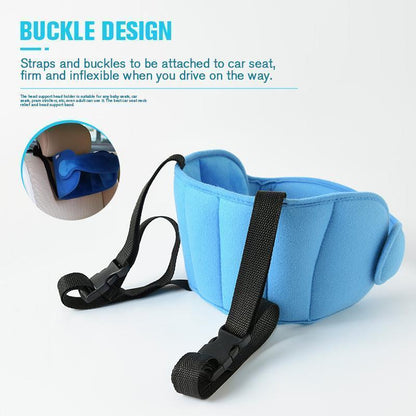 🚗50% OFF NOW! Kids Car Sleeping Head Support Band – Adjustable Toddler Sleep Headrest Pillow, Anti-Droop Child Head Stabilizer for Car Seats, Prevent Neck Soreness During Road Trips