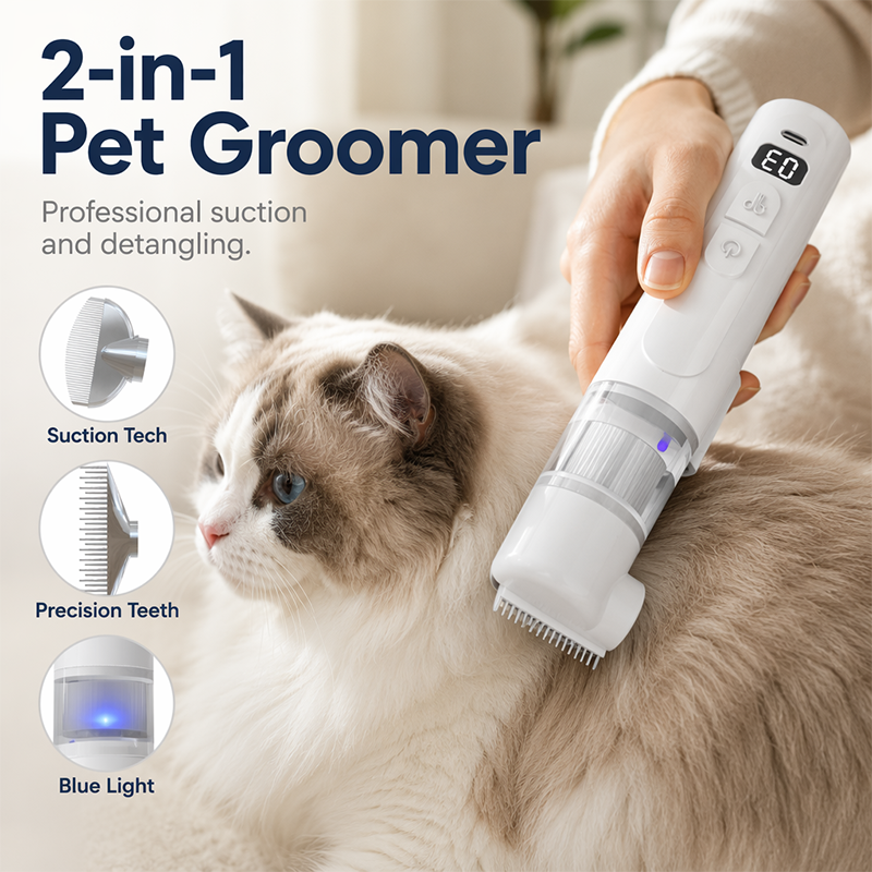 ✨️Surprise 60% off！🐈Electric Pet Grooming Comb🐕Keep your furry friends away from mites, fleas and tangled fur！