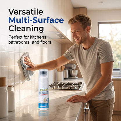 🔥Limited Time Promotion 50% OFF🔥Rinse-Free Foam Cleaner with Built-In Brush