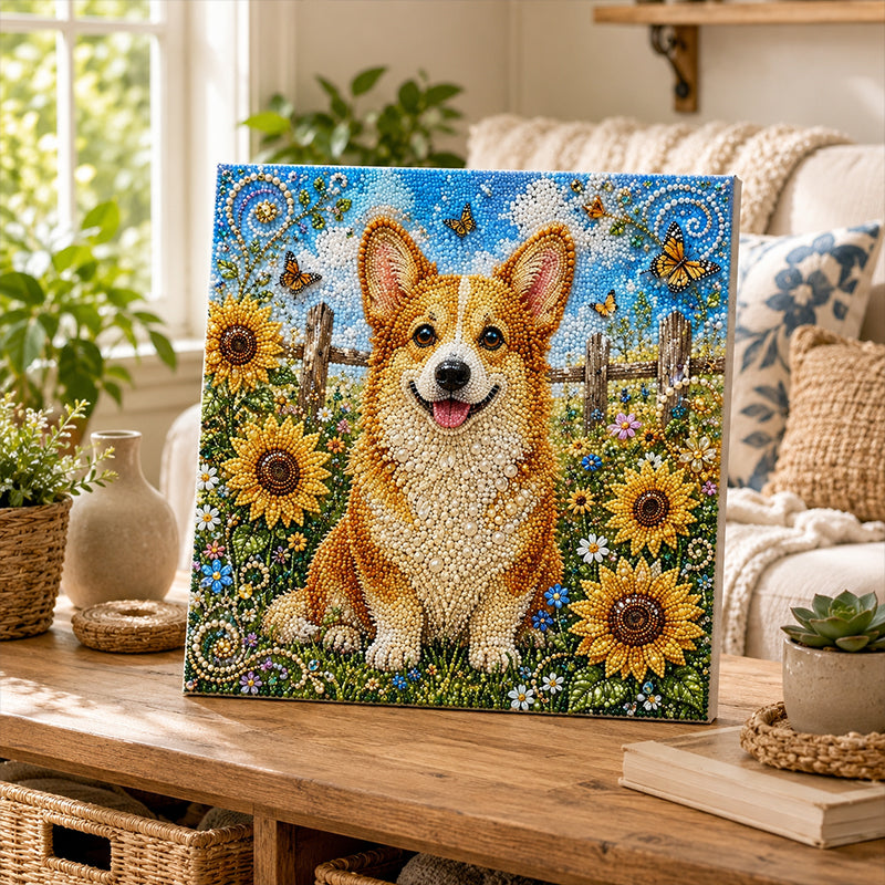 🏆 Last Day Special Price £9.98🦉💛 Highland Cow Pearl Art DIY Kit – Relaxing DIY Craft to Create Stunning Coastal Artwork (📦Buy 4 Free Shipping)