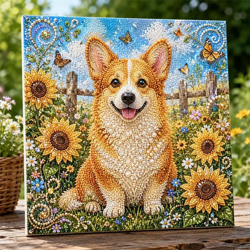 🏆 Last Day Special Price £9.98🦉💛 Highland Cow Pearl Art DIY Kit – Relaxing DIY Craft to Create Stunning Coastal Artwork (📦Buy 4 Free Shipping)